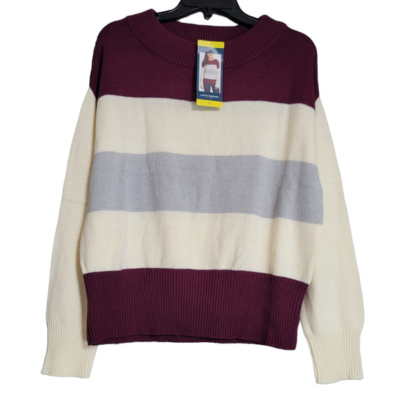Lucky Brand Color Block Soft Cozy Sweater Size Small - Picture 7 of 7